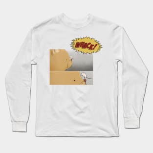 WHACK! Duo Cat and mouse Cartoon |Cute vintage Long Sleeve T-Shirt